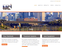 Tablet Screenshot of mciclay.com